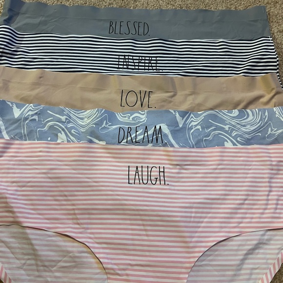 RAE DUNN Laser Cut Undies 5-pair Sz XL New - Picture 2 of 4